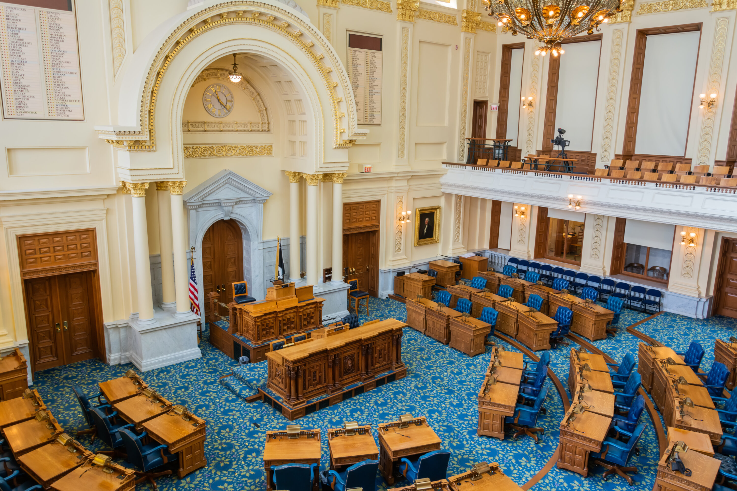Government meeting hall
