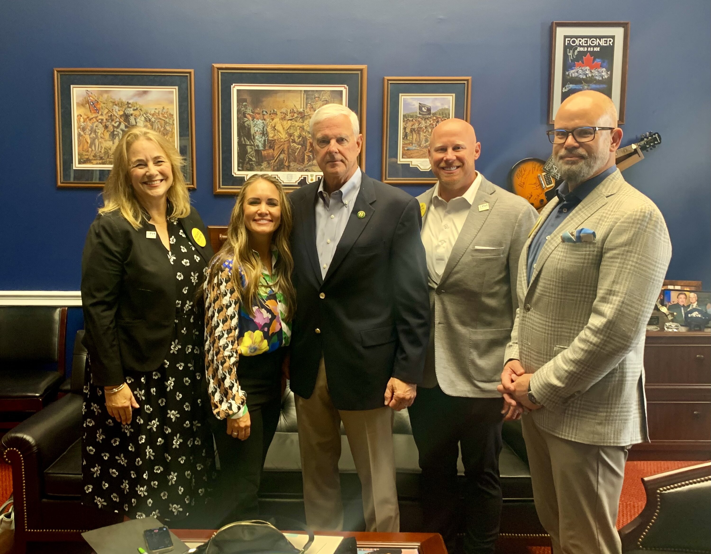 Participants in Pet Advocacy Network's 6th Annual Pet Care Community D.C. Fly-In met with Congressman Steve Womack (R-AR) of Arkansas as part of over 100 meetings on Capitol Hill on September 20.